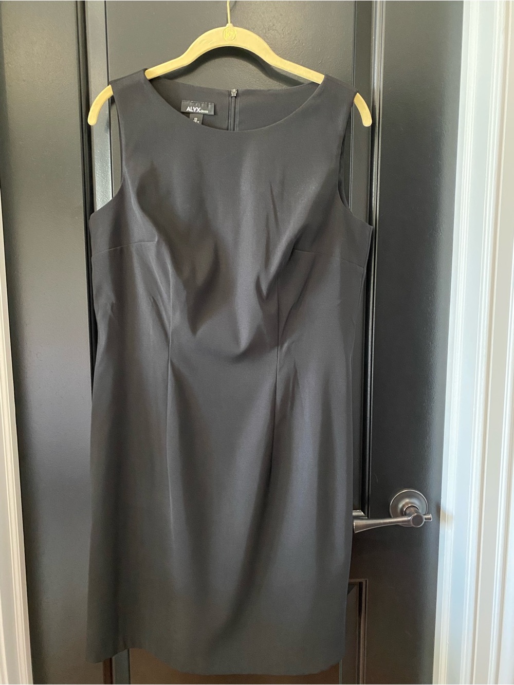 Alyx Classic Black Sleeveless Sheath Dress